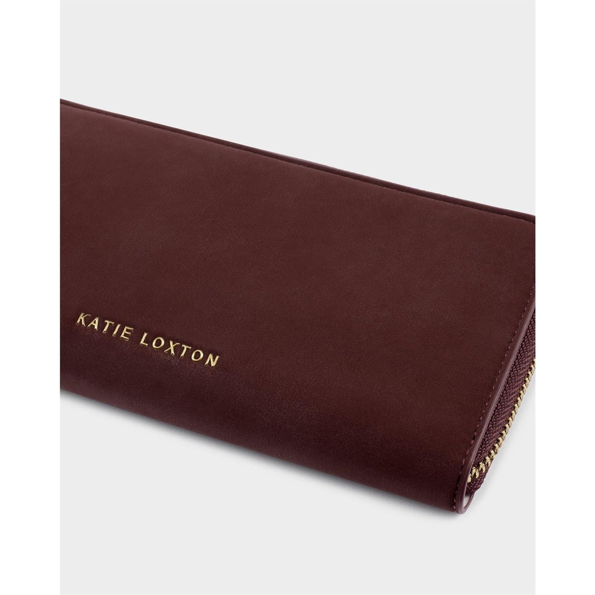 Cherry Suedette Large Wallet/Clutch