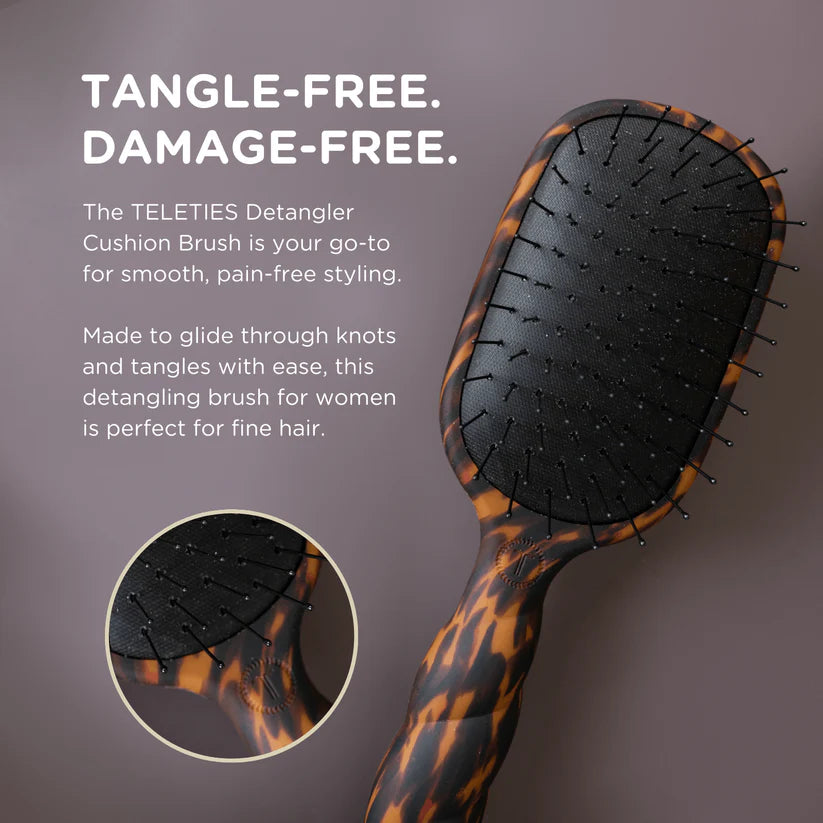 Tortoise Detangler Hair Brush for Fine Hair