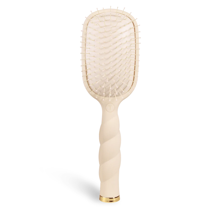 Detangler Full-Size Hair Brush for Medium Hair Tan
