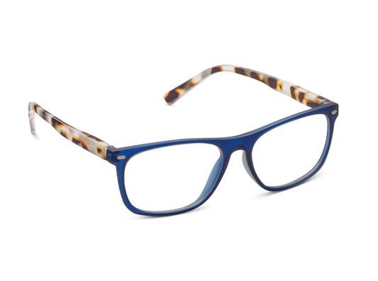 Peepers Readers Dexter Navy/Chai Tortoise