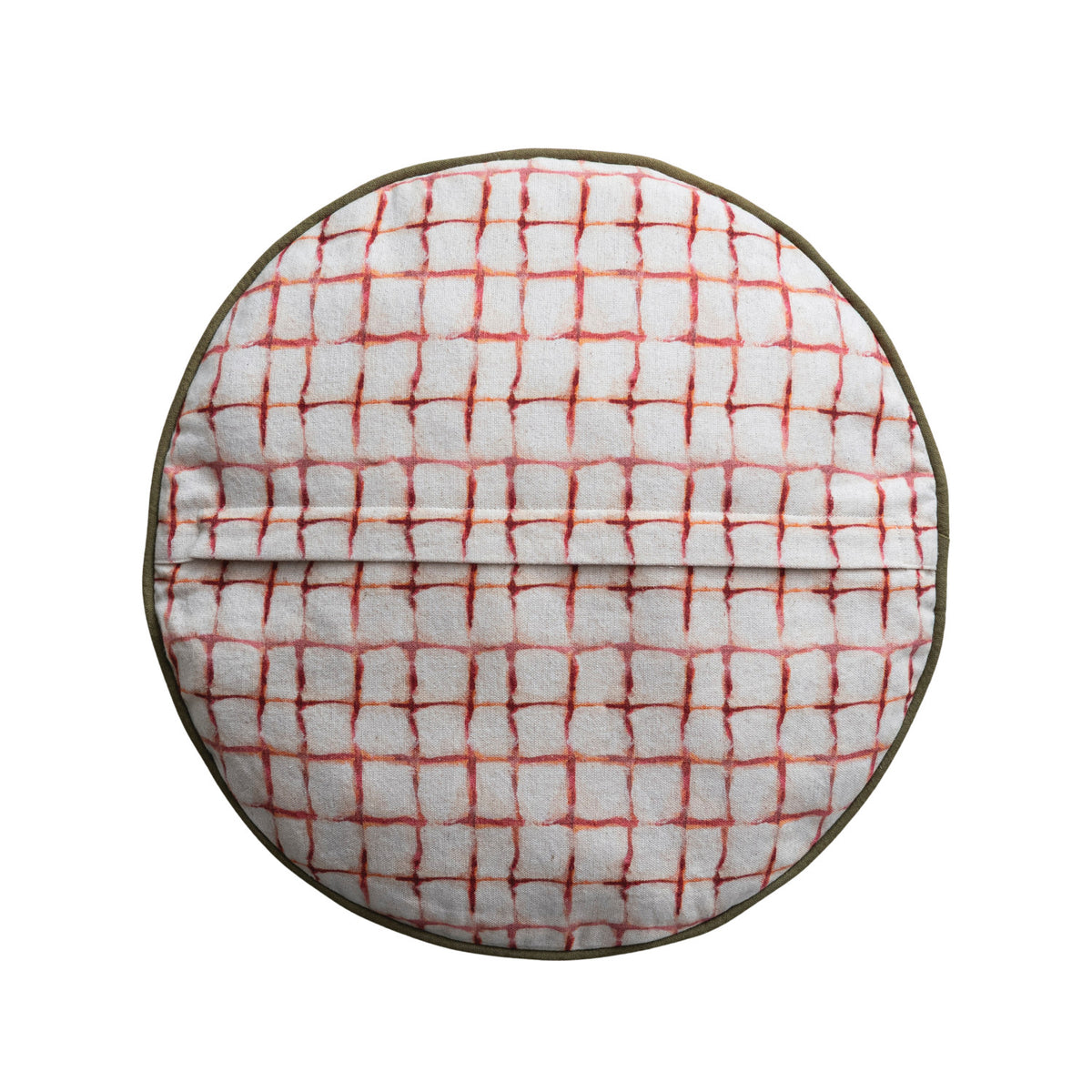 Cotton & Linen Pillow with Countryside Scene
