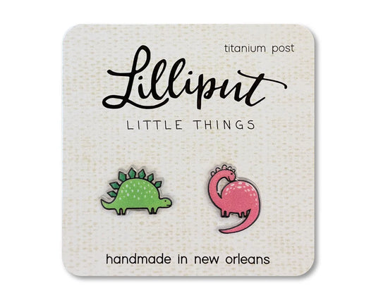 Lilliput Earrings Dinosaur