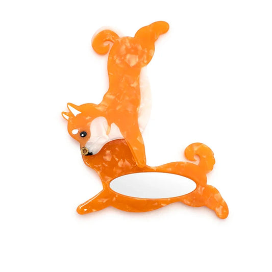 Dog Compact Mirror