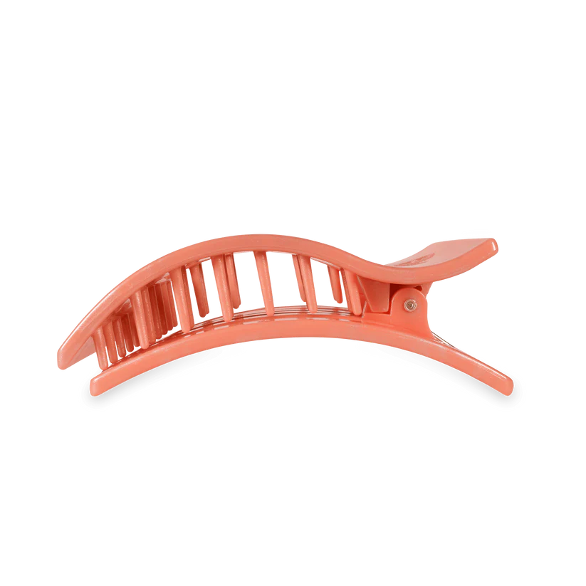 Teleties Large Flat Rectangle Hair Clip Dreamsicle