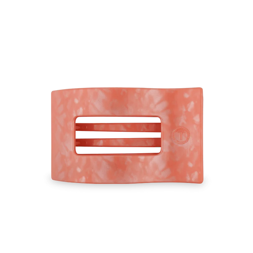 Teleties Medium Flat Rectangle Hair Clip Dreamsicle