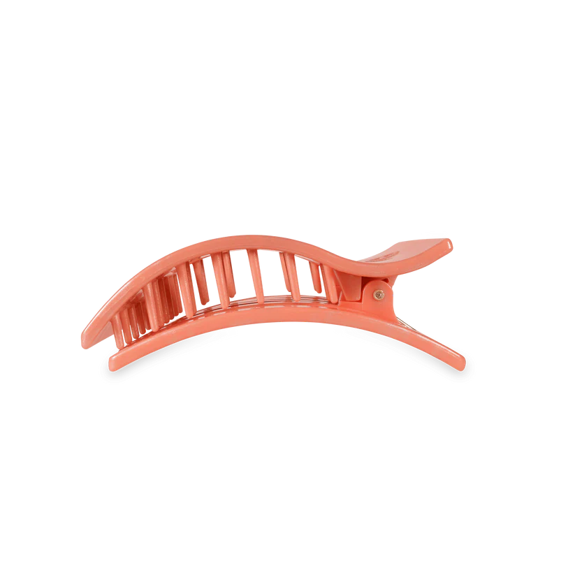 Teleties Medium Flat Rectangle Hair Clip Dreamsicle