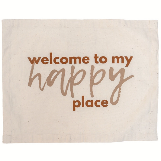 Welcome To My Happy Place Banner