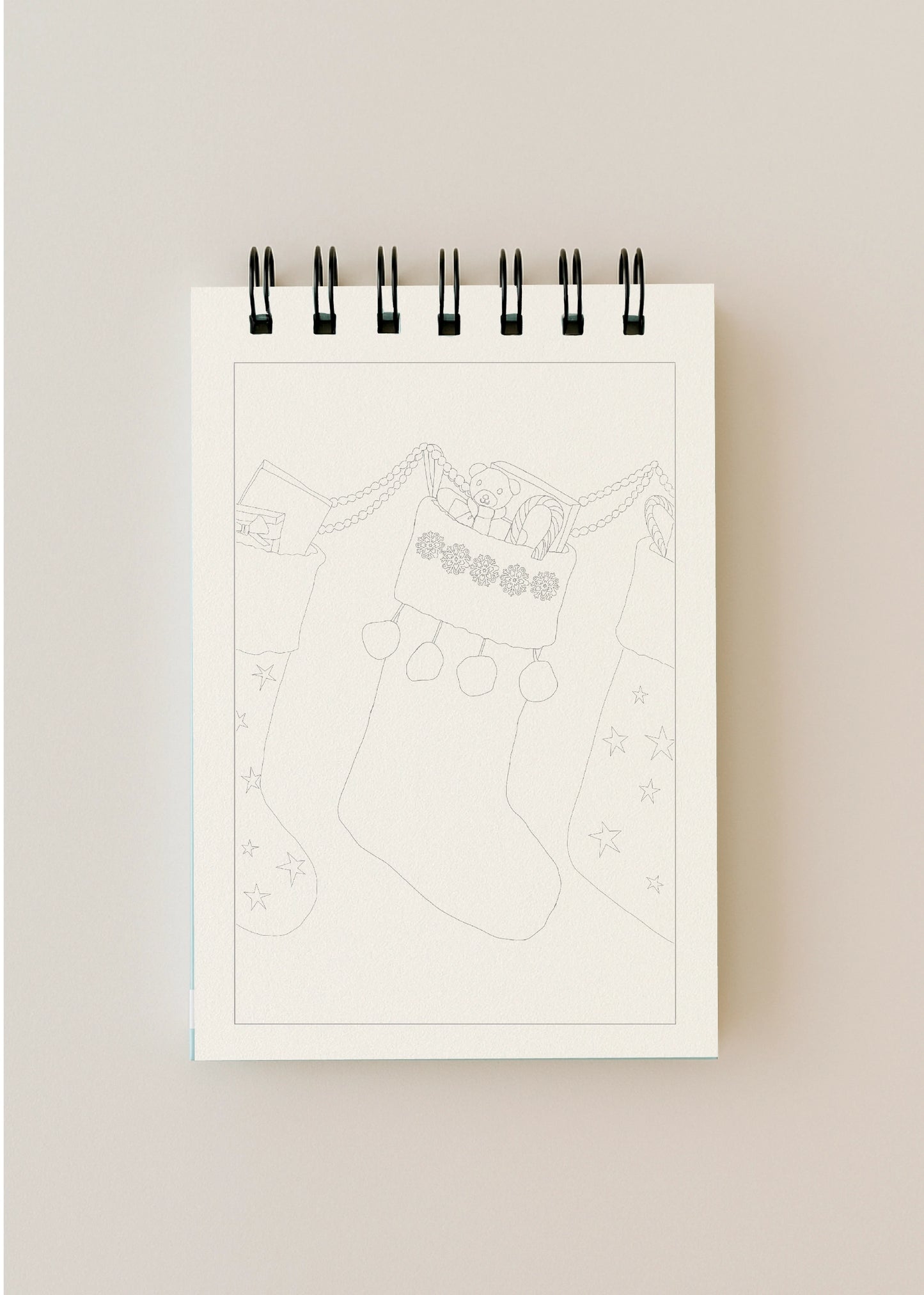 A Little Bit of Christmas Mini Watercoloring Book