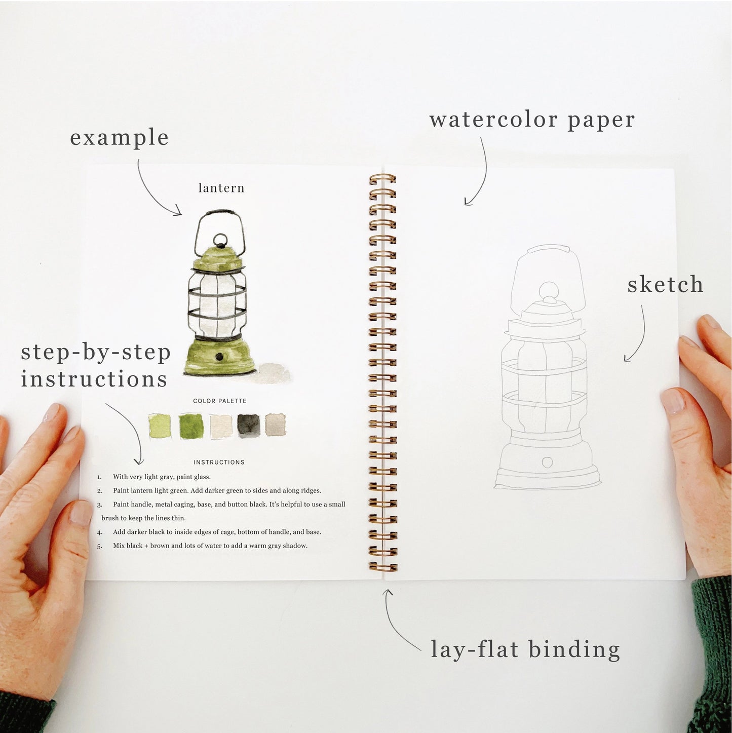 Watercolor Workbook Camping