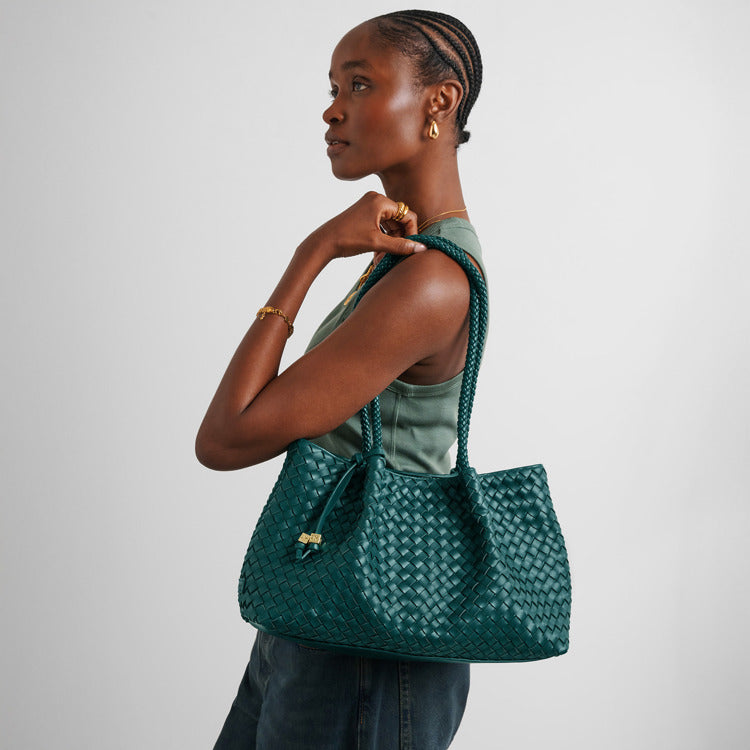 Nova Small Shoulder Tote Palm Green