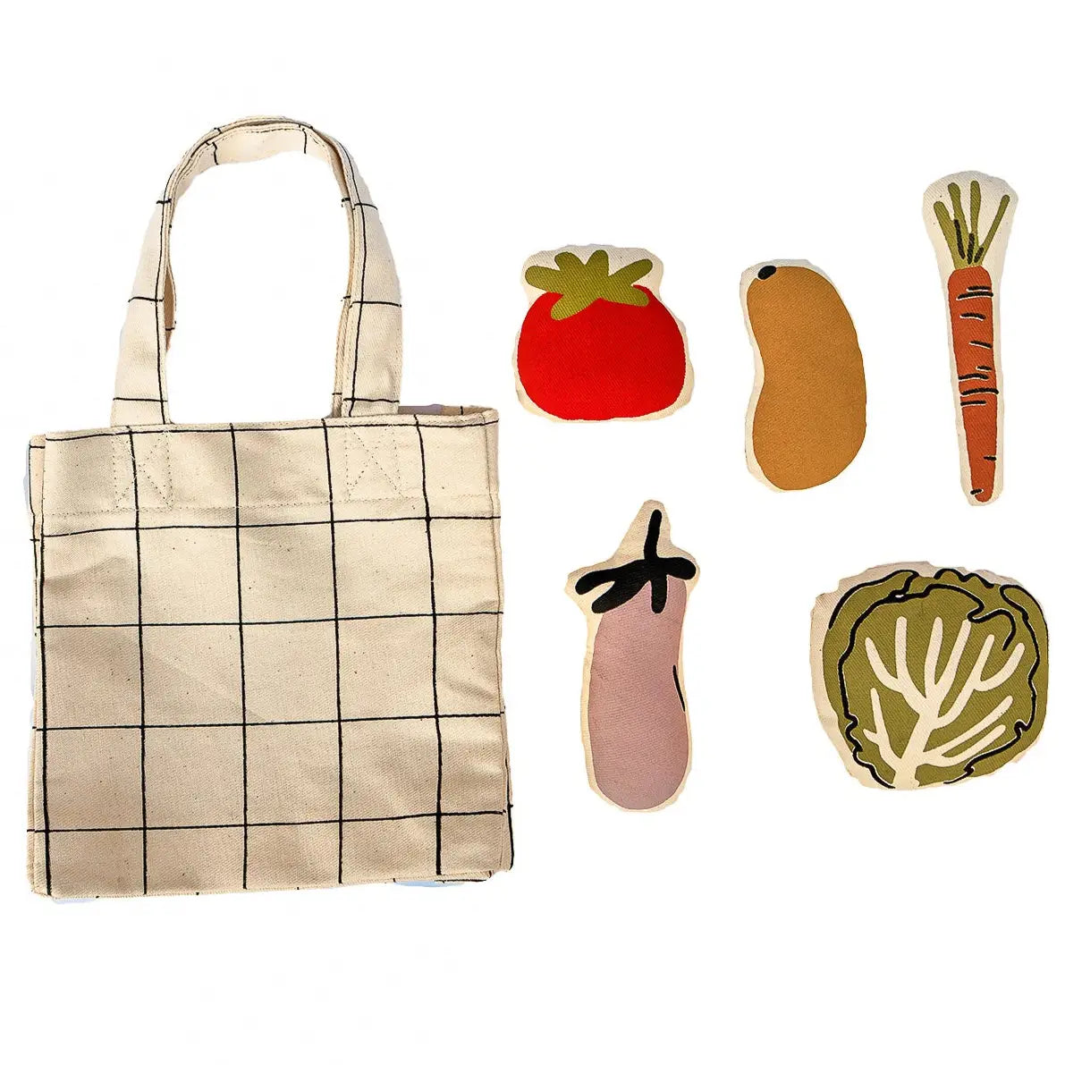 New Farmer's Market Tote with Veggies