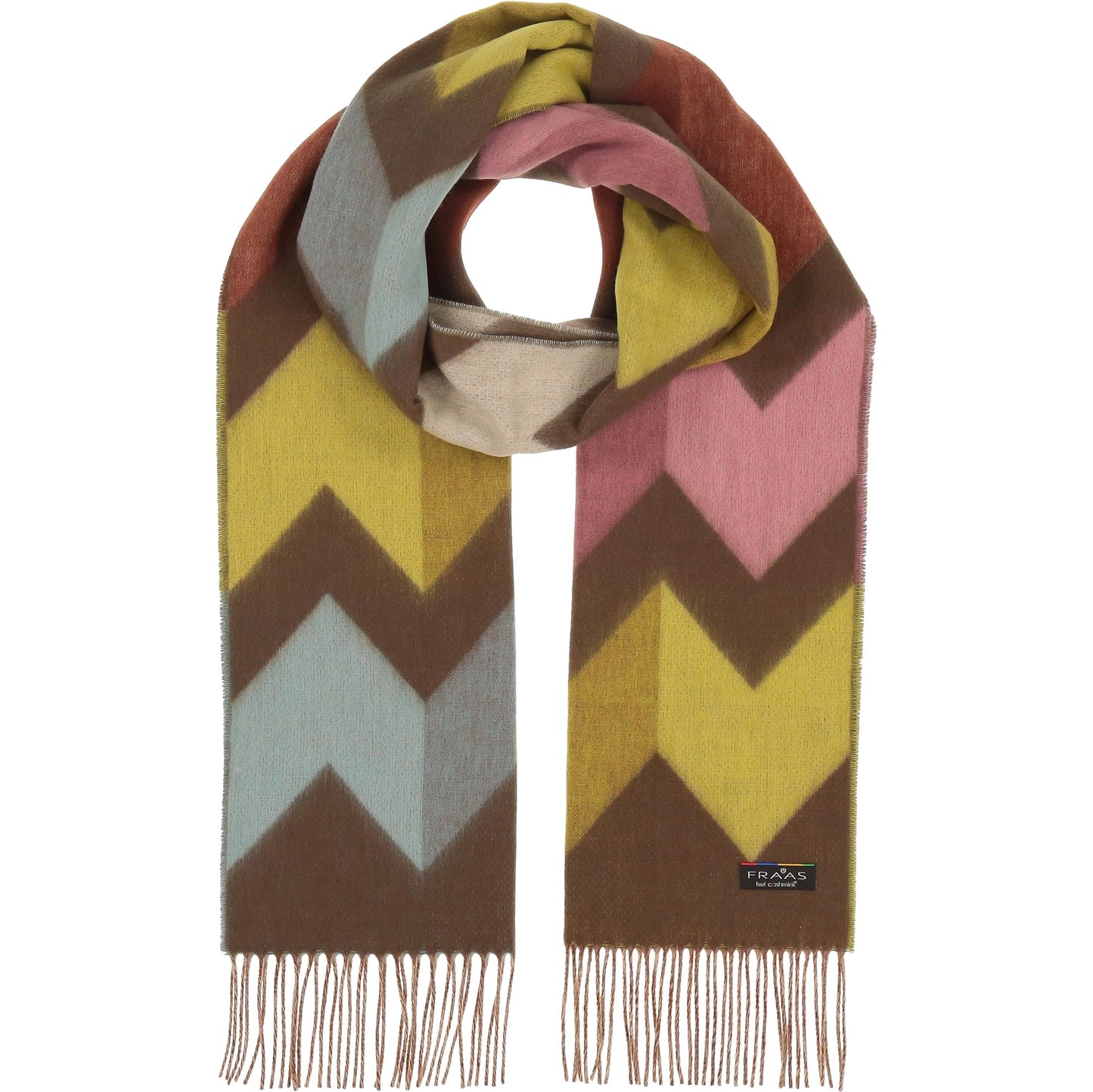 Chevron Zig Zag Eco Scarf Dark