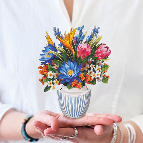 Mini Tropical Paradise Pop-up Card