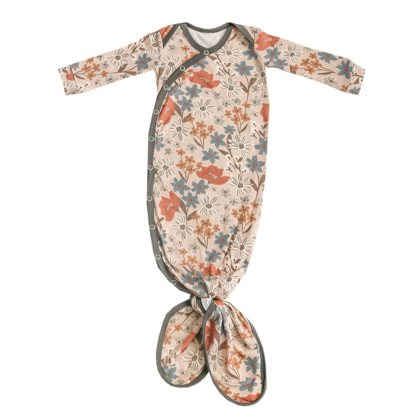 Newborn Knotted Gown Eden