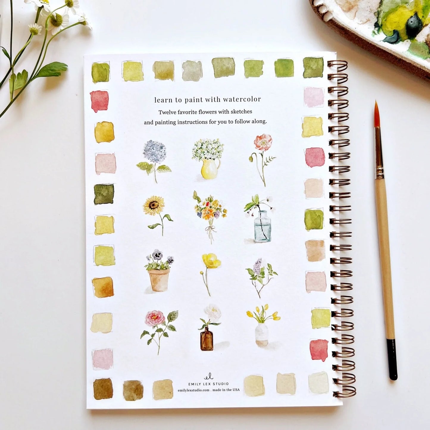 Watercolor Workbook Flowers