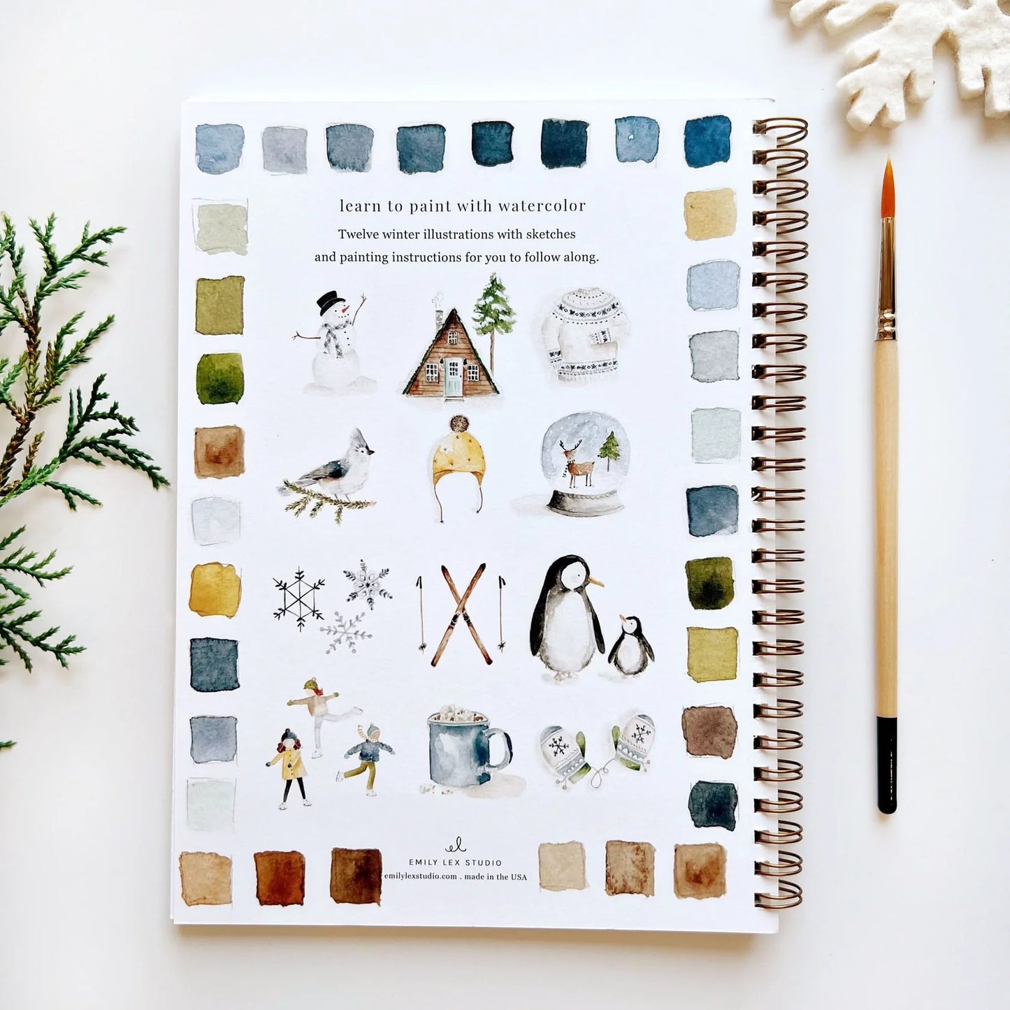 Watercolor Workbook Winter