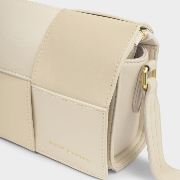 Taya Crossbody Bag Off White Suedette