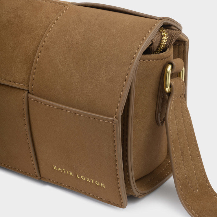 Taya Crossbody Bag Caramel Suedette