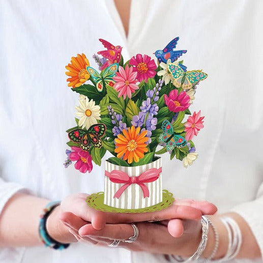 Mini Enchanted Garden Pop-up Card