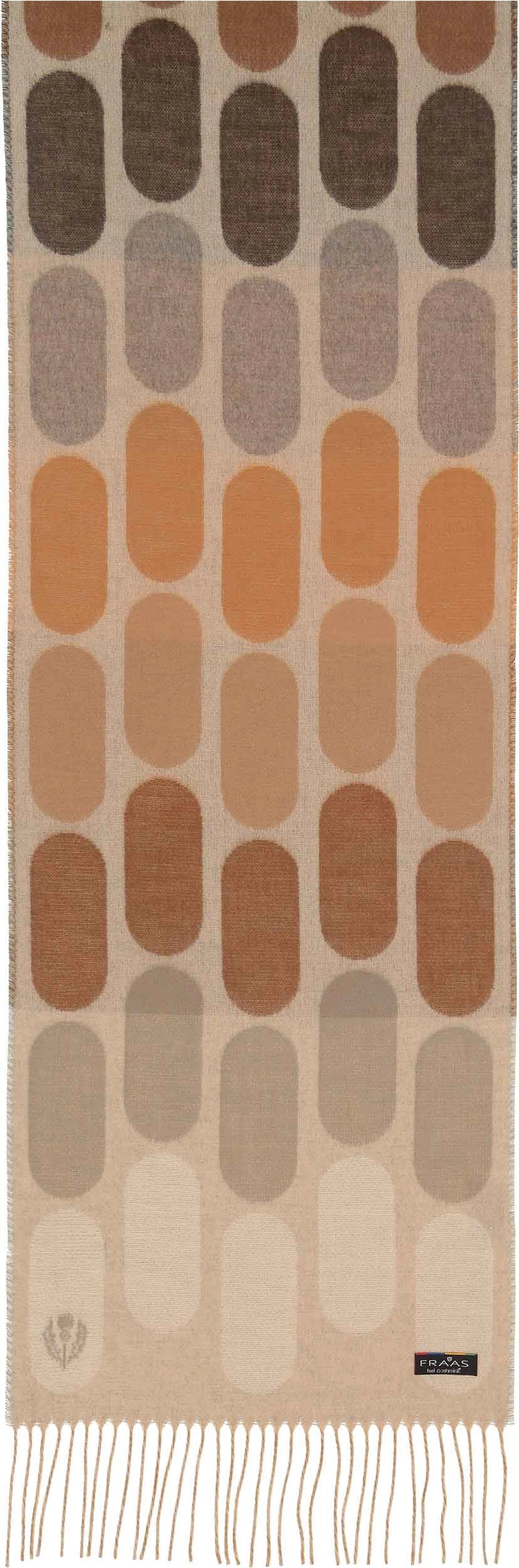 Elongated Dots Cashmink Scarf Sand