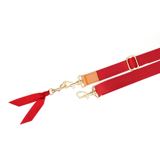 Fan Strap & Zipper Pull Red
