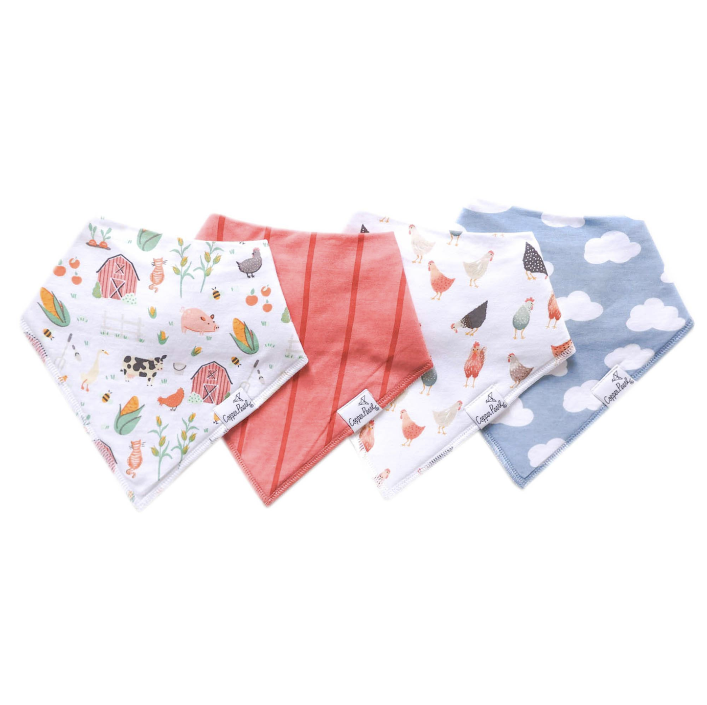 Bandana Bibs Set of 4 Farmstead