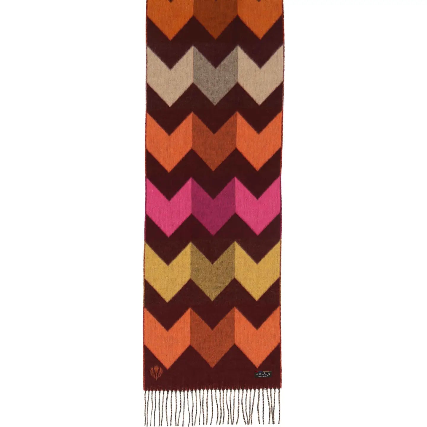 Barolo Exploded Zig Zag Cashmink Scarf