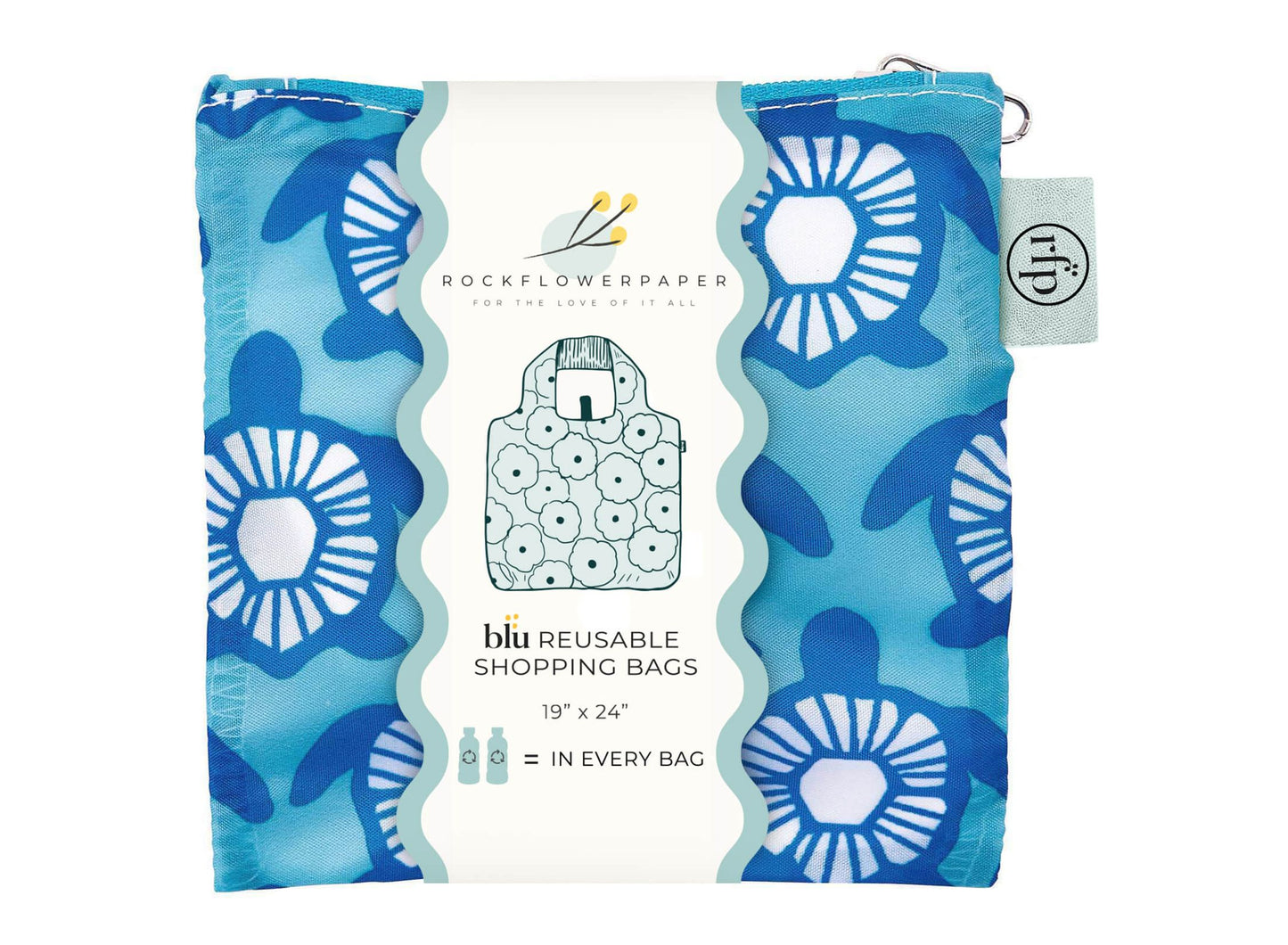 Turtles Blu Bag in a Pouch