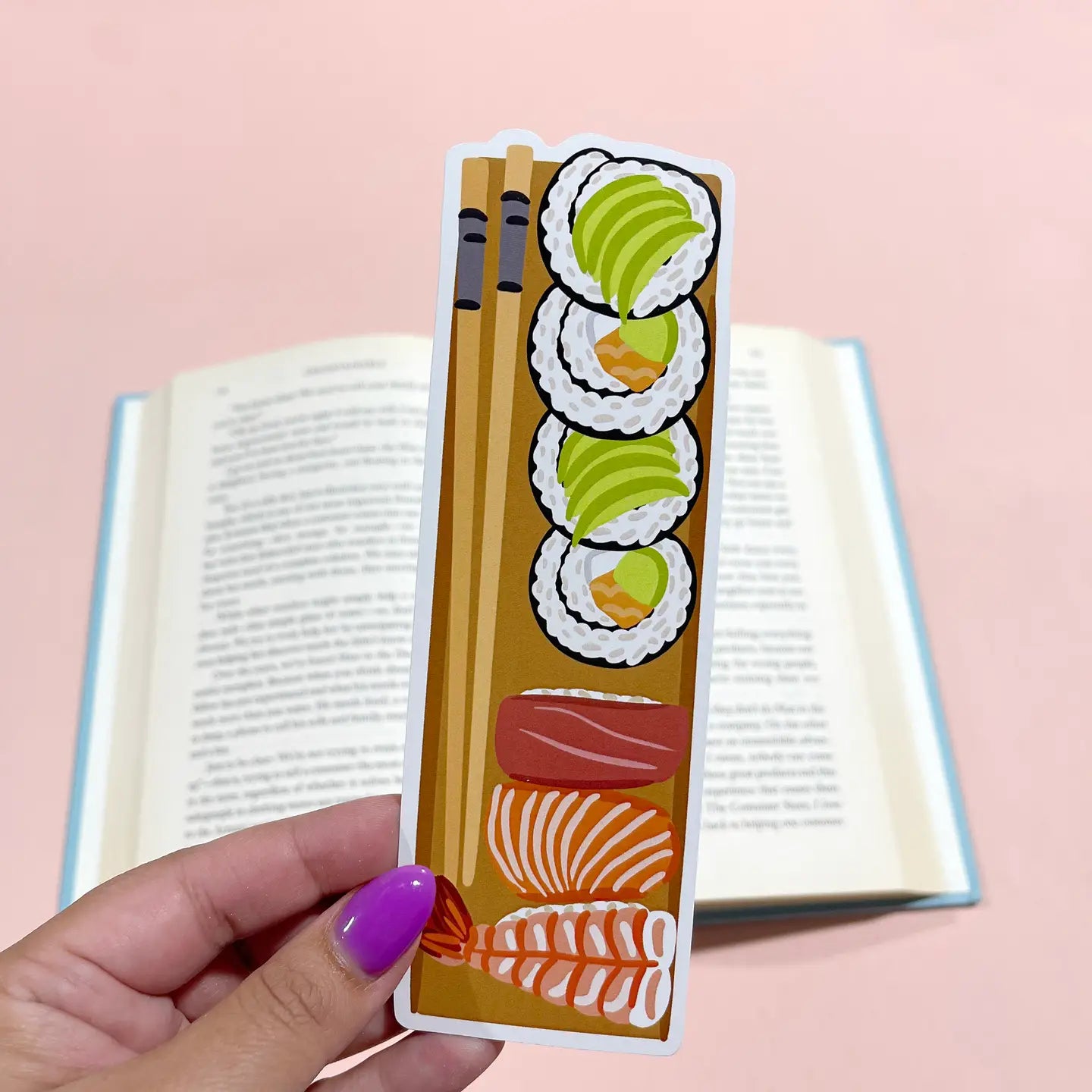Sushi Die Cut Bookmark