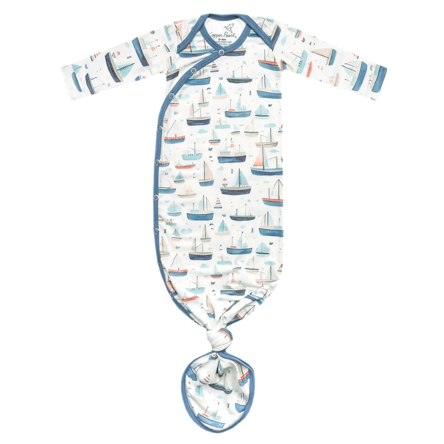 Newborn Knotted Gown Fischer