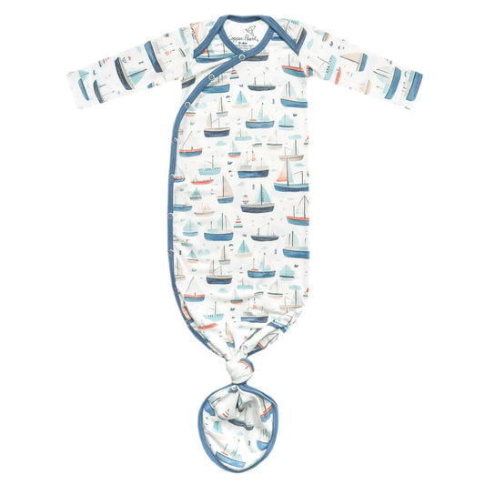 Newborn Knotted Gown Fischer