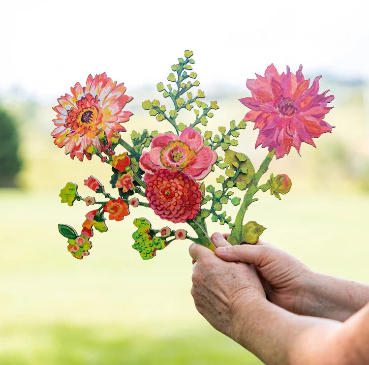 Thistle Zinnia Small Acrylic Flower