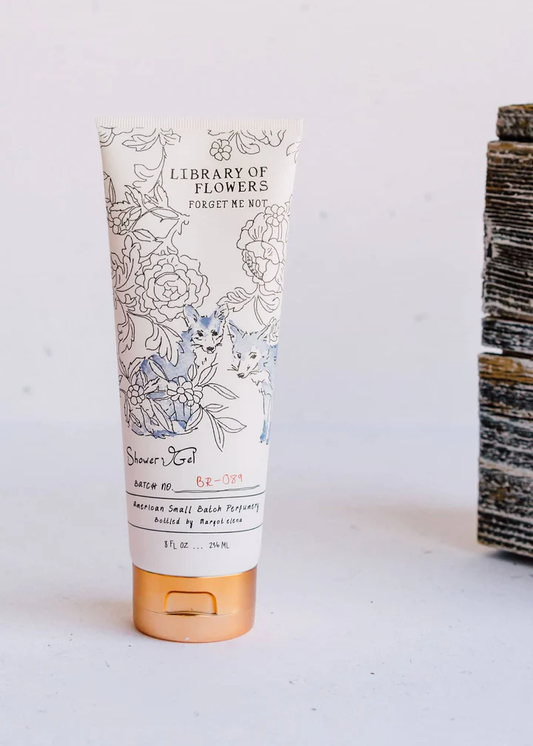 Library of Flowers Shower Gel-forget me not