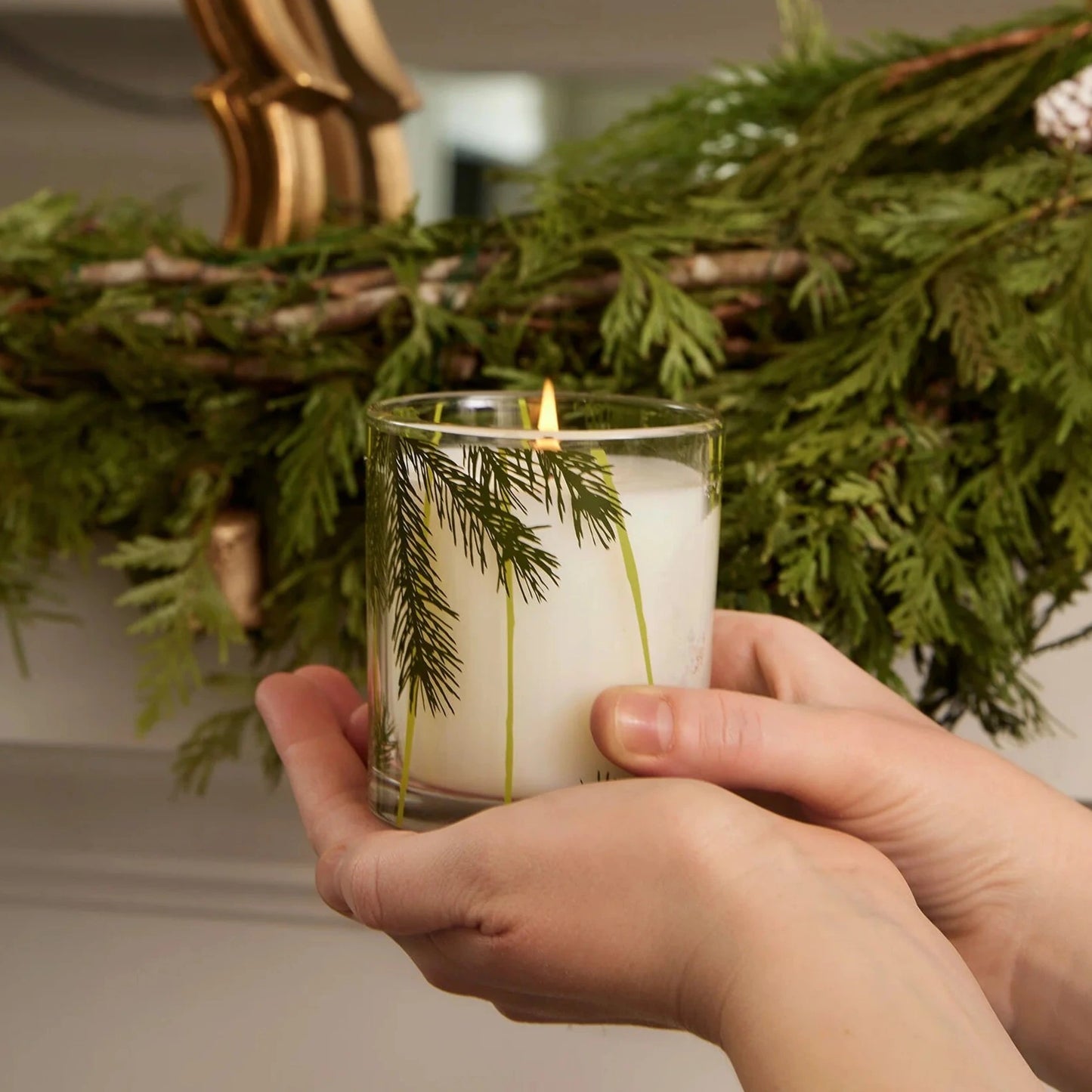 Frasier Fir 6.5oz Poured Candle Pine Needle Design
