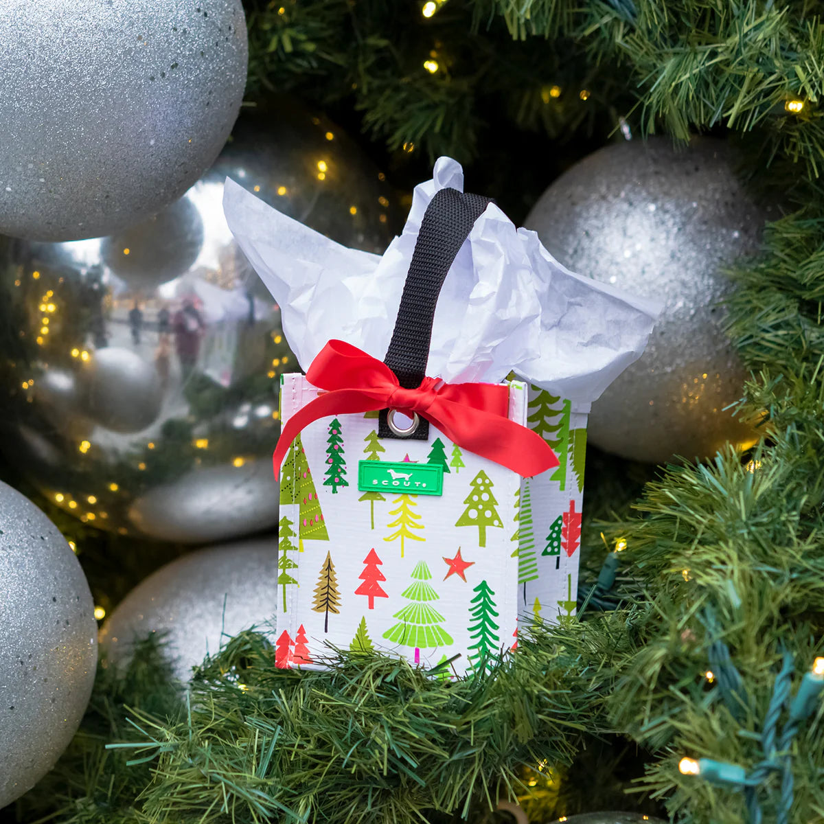 Scout Gift Bag Square X-Small Tree Amigos
