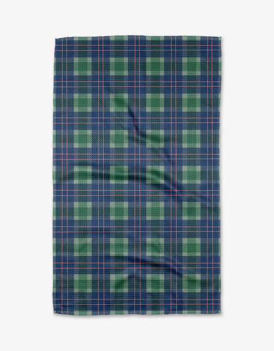 Winter Plaid Tea Towel