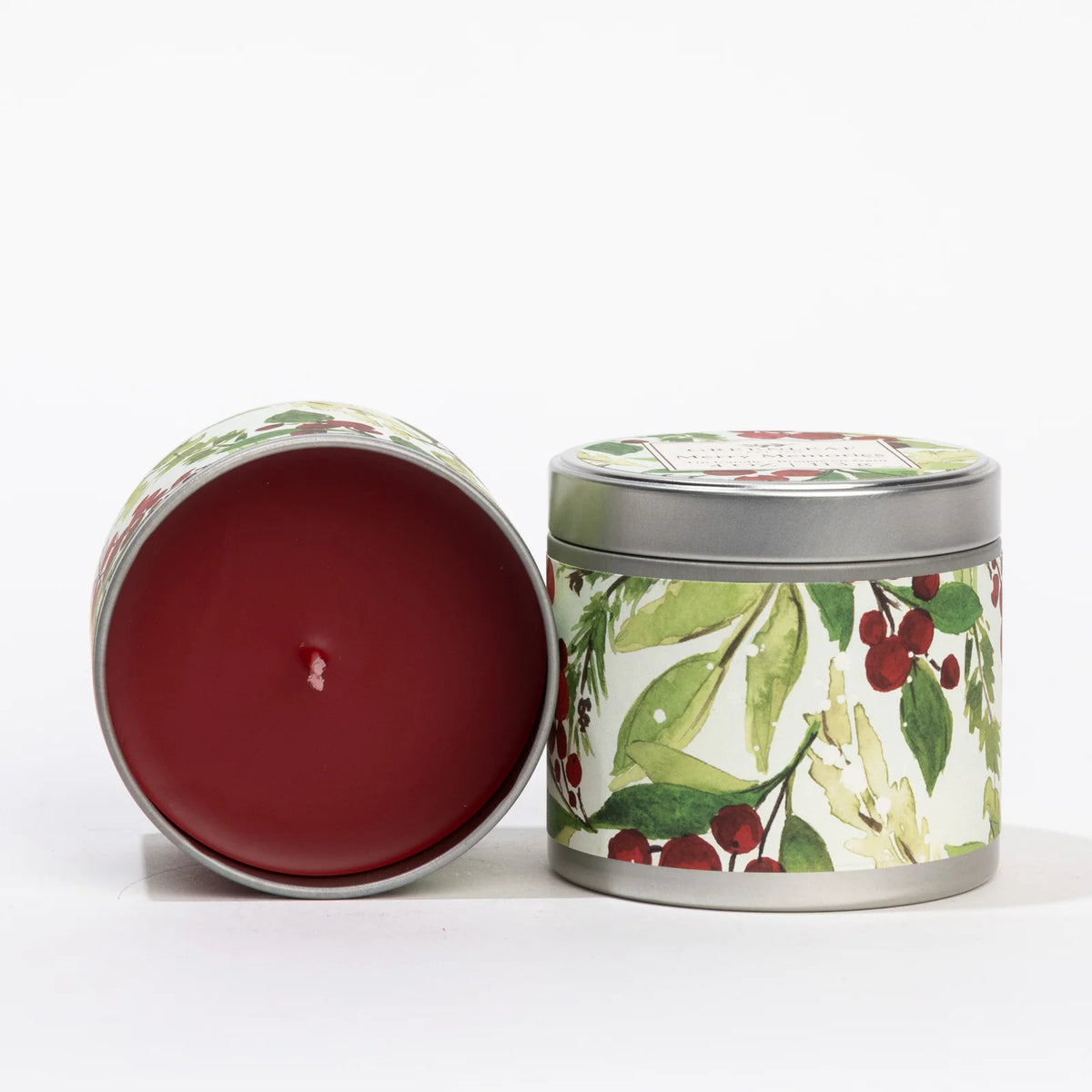 Merry Memories Tin Candle