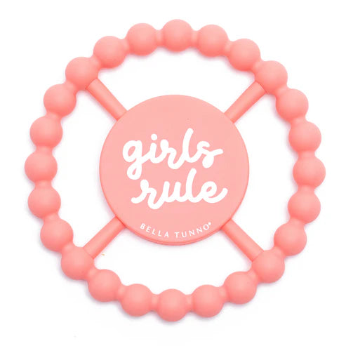 Girls Rule Happy Teether