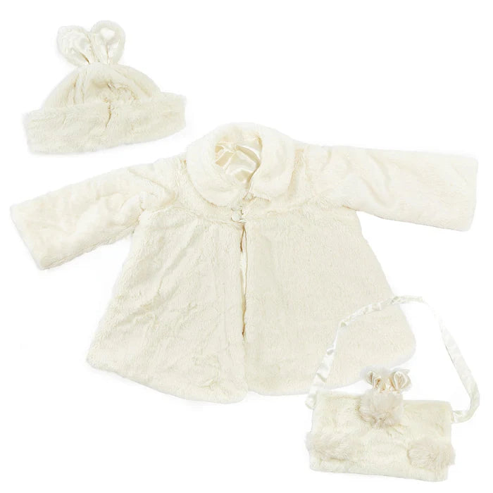 Glad Creams Coat Set 12-18 Months