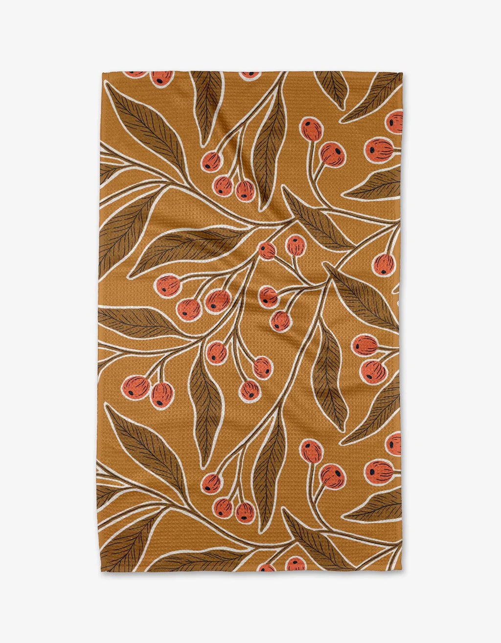 Golden Berries Tea Towel