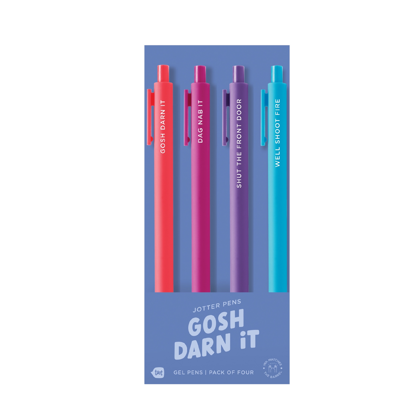 Gosh Darn It Jotter Set 4-Pack