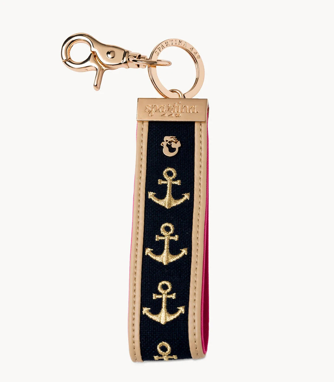 Grab-n-Go Anchor Navy Keychain