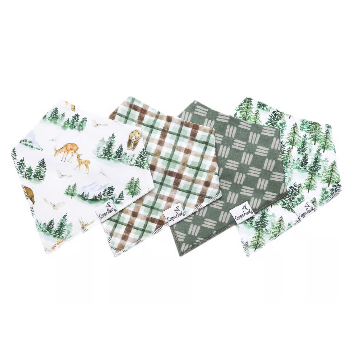 Bandana Bibs Set of 4 Grayson