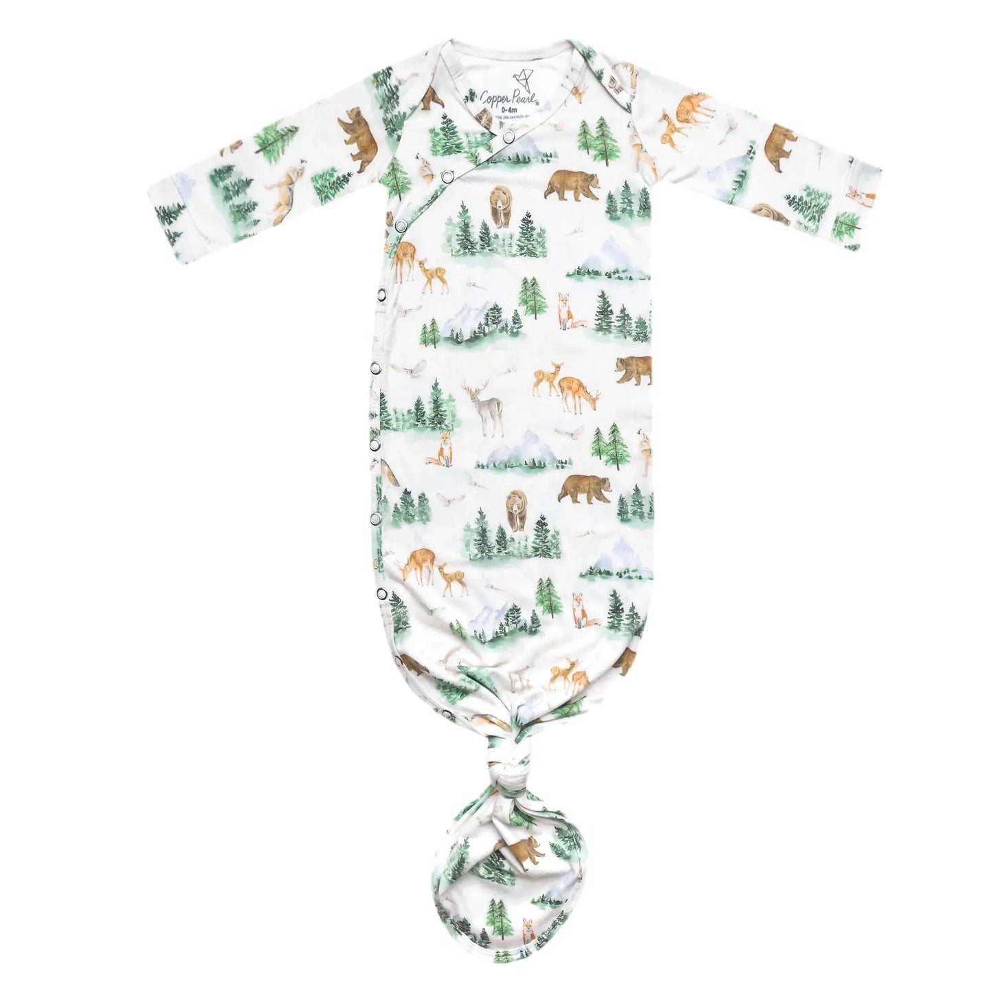 Newborn Knotted Gown Grayson