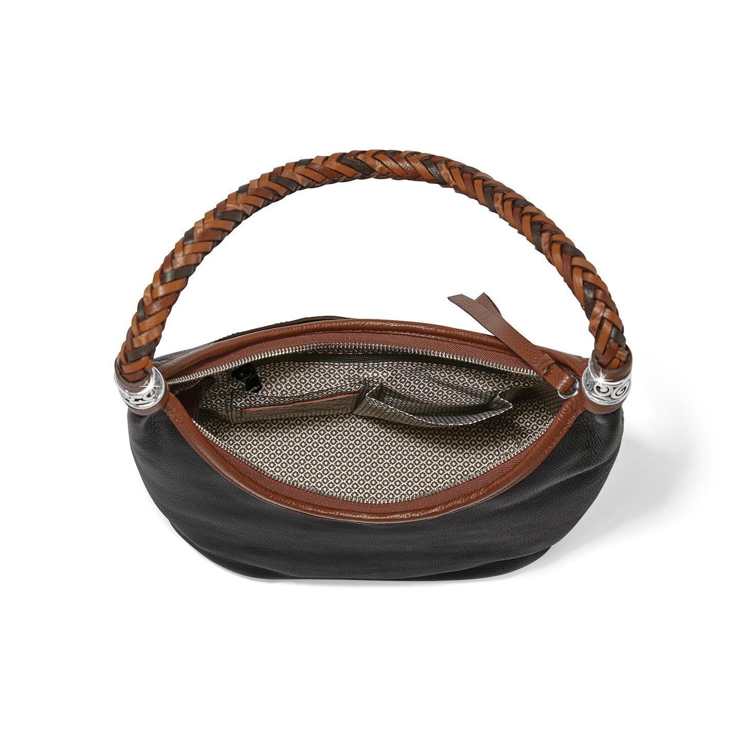 Shelby Hobo Black/Bourbon