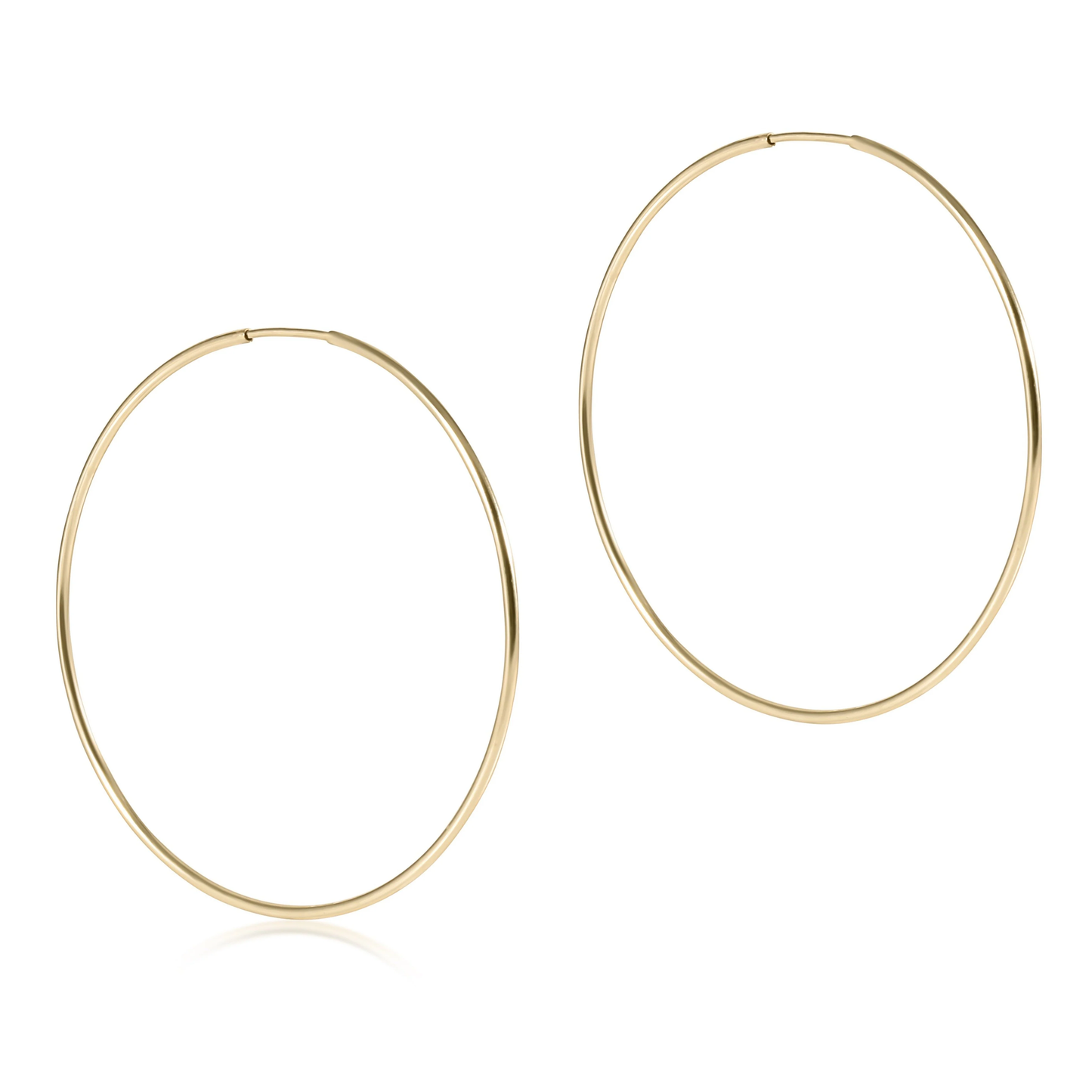 Endless 1.75" Gold Hoop