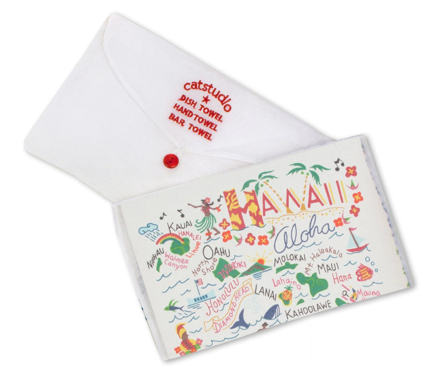 Catstudio Dish Towel Hawaii