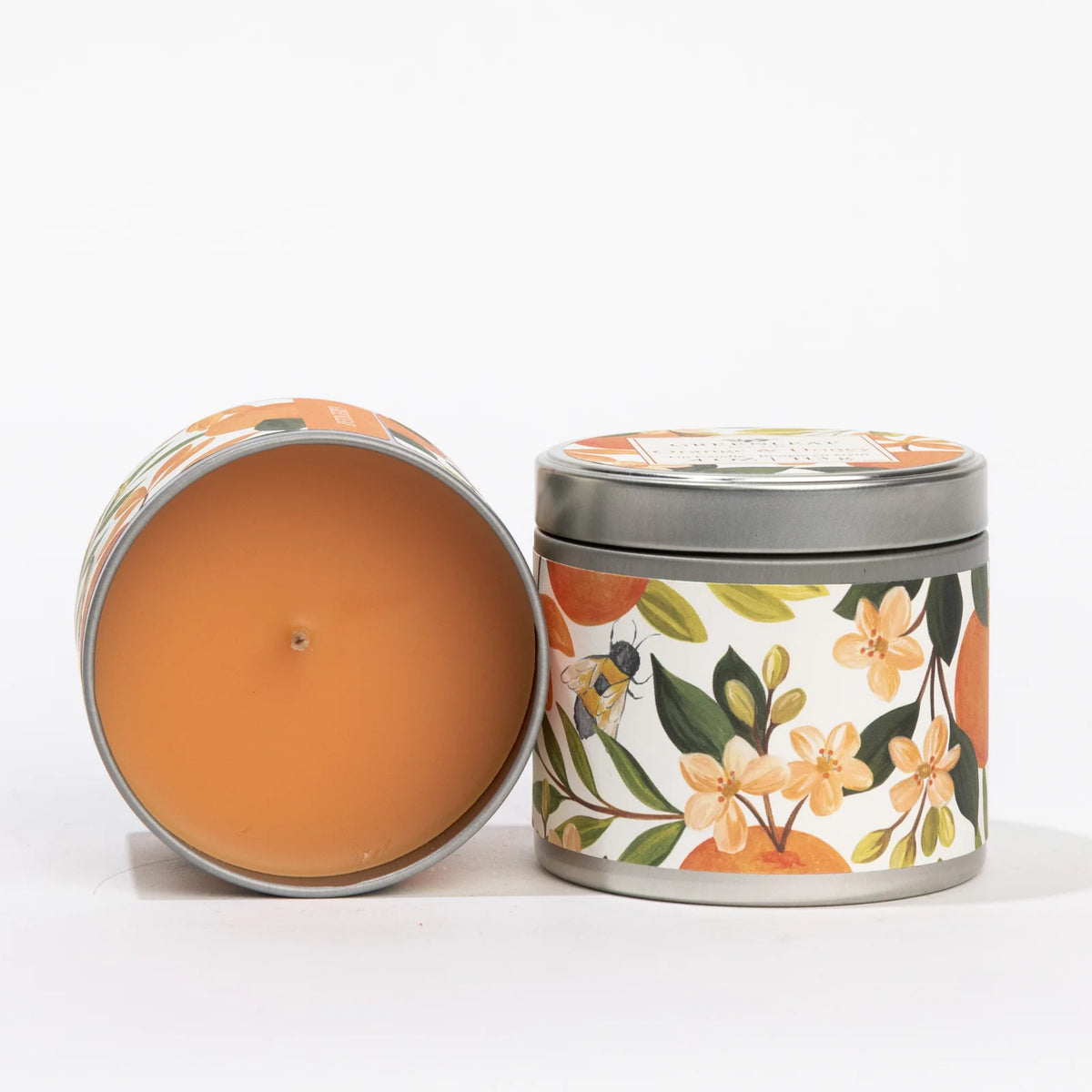 Orange & Honey Tin Candle