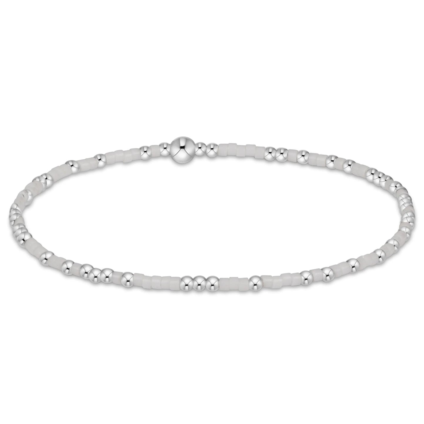 Hope Unwritten Sterling Bracelet White
