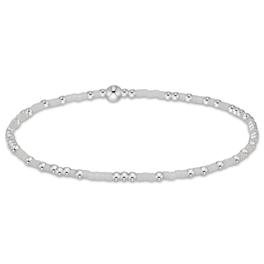 Hope Unwritten Sterling Bracelet White